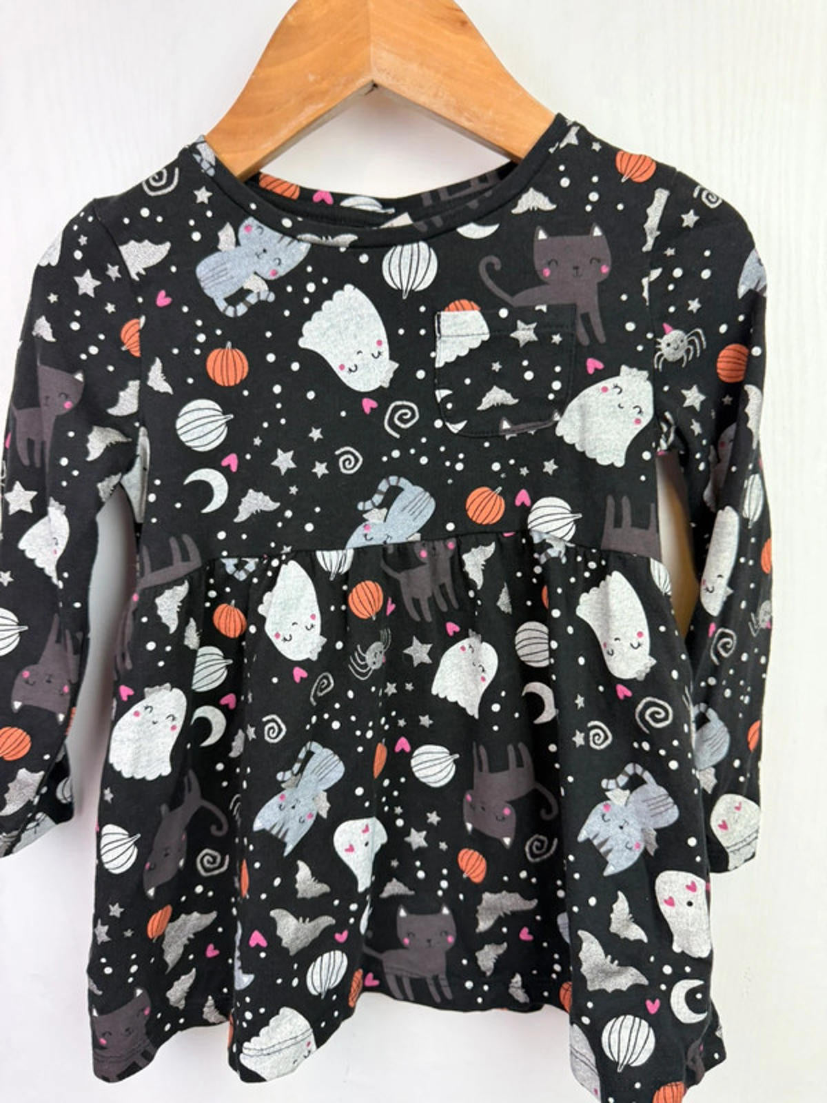 TU Halloween Long Sleeve Dress - Girls 12-18 Months