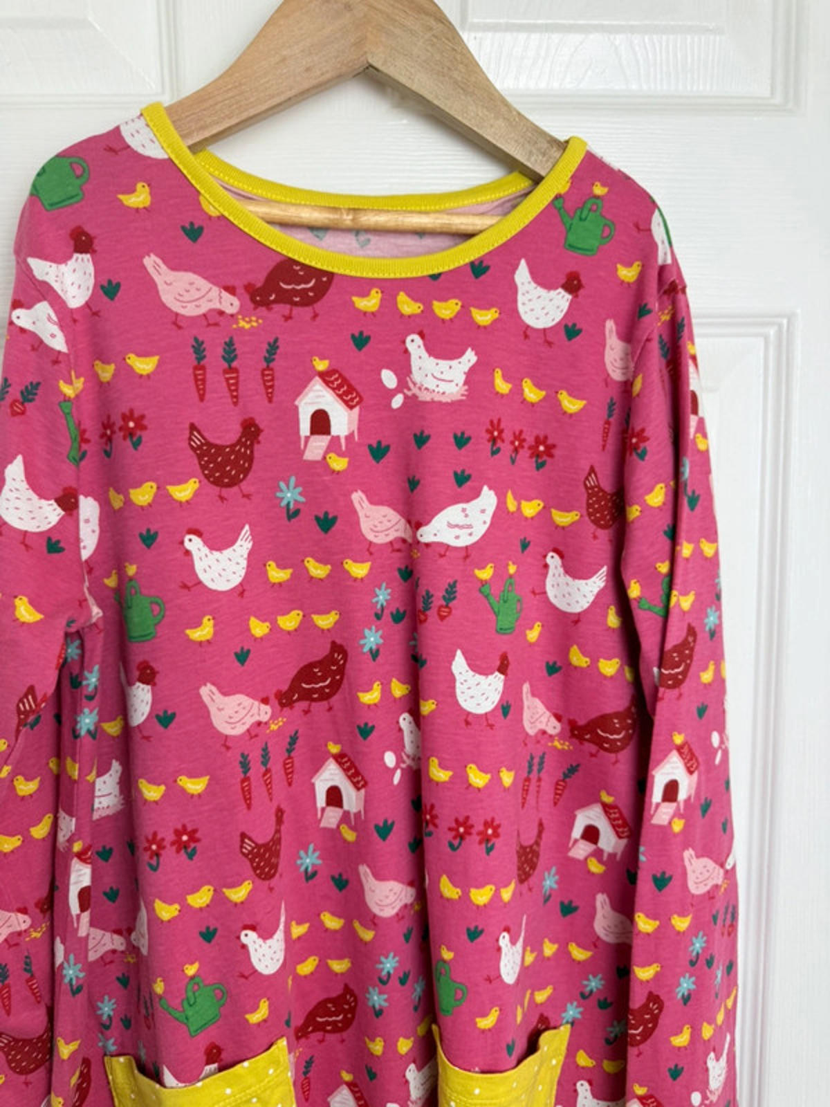 Boden Pink Chicken Tunic Top - Girls 11-12 Years Little Ones Preloved. Preloved Kids & Children’s Gently Used Clothing. Second Hand Baby, Girls & Boys Clothes. UK Postage