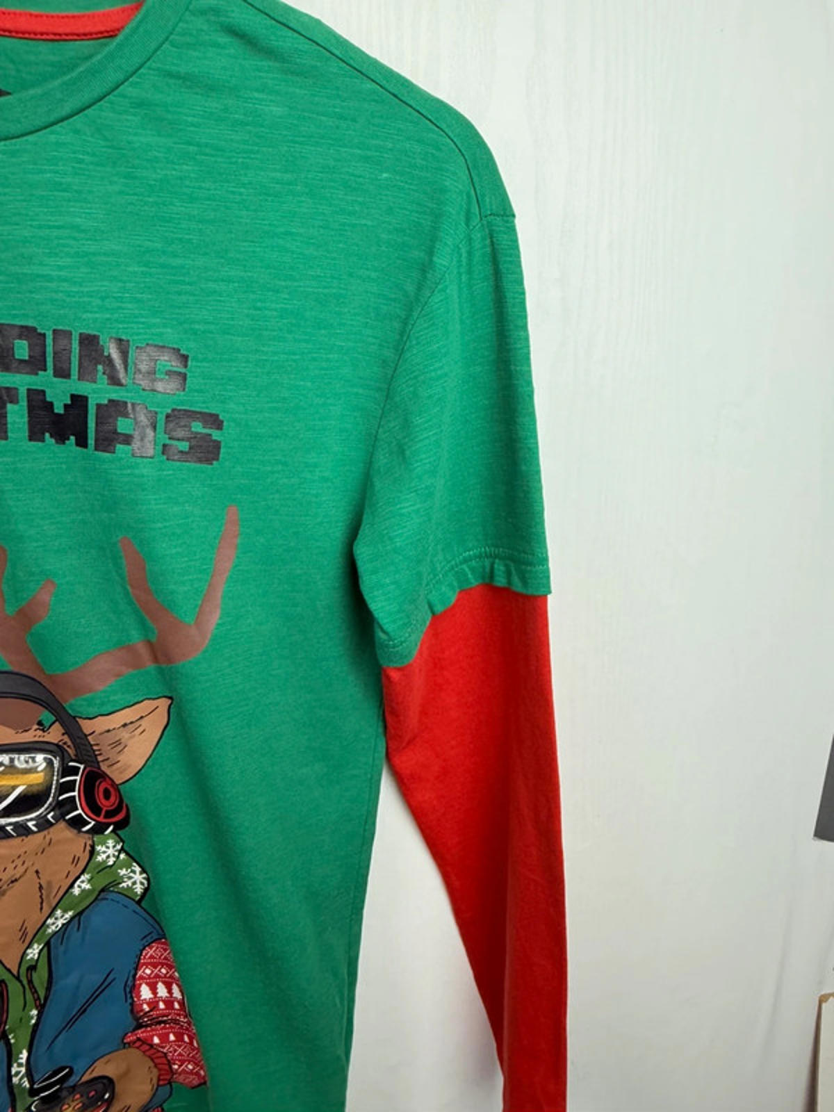 F&F Christmas Reindeer Top - Boys 11-12 Years