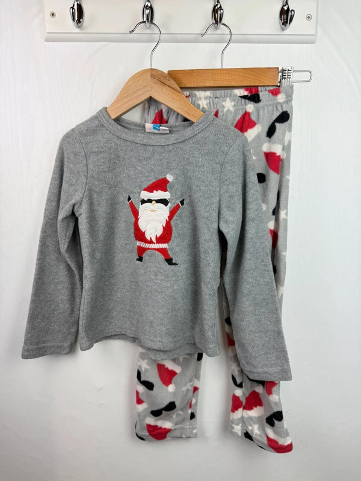 Hullabaloo Santa Pyjamas - Unisex 5-6 Years