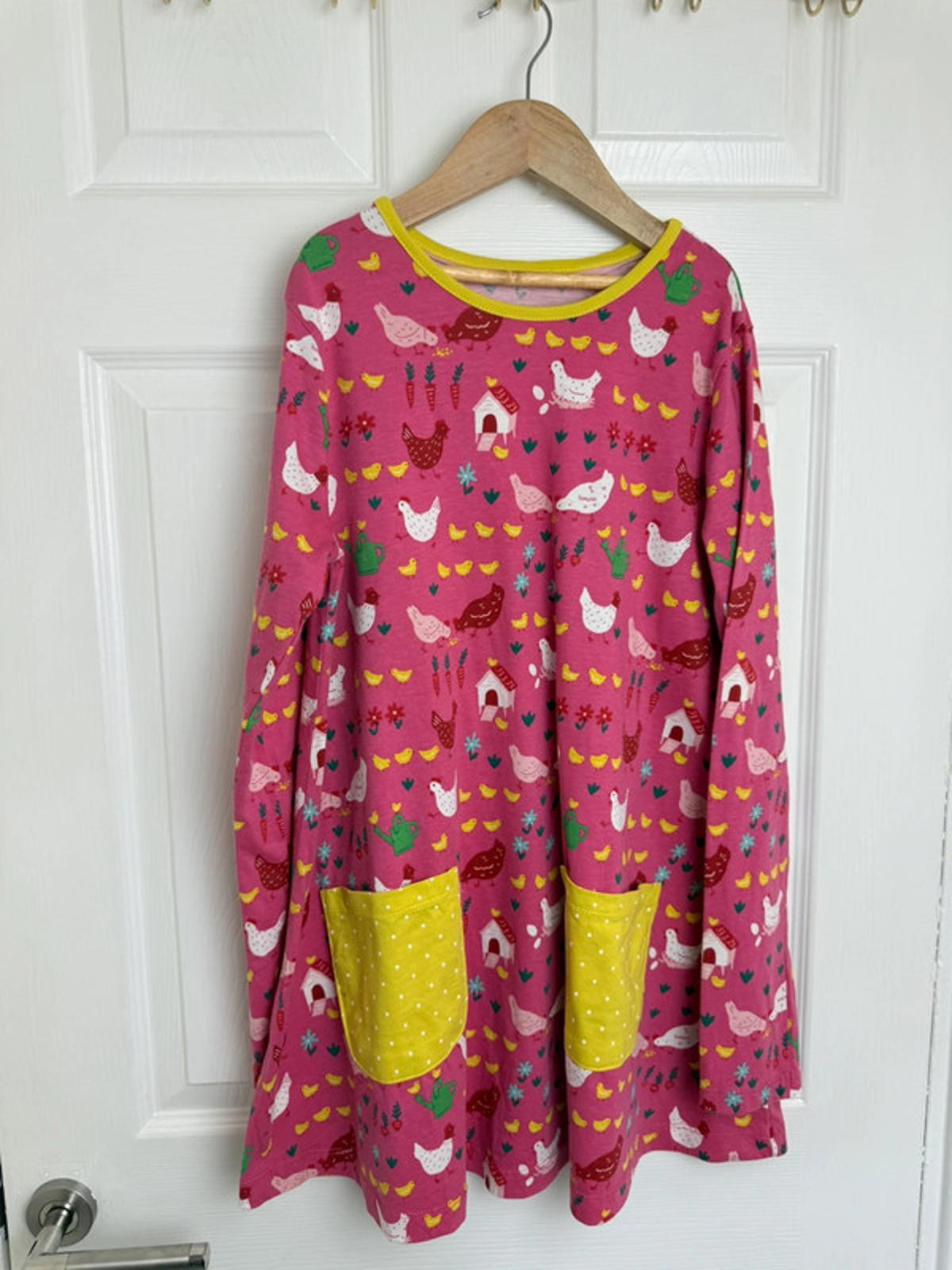 Boden Pink Chicken Tunic Top - Girls 11-12 Years Little Ones Preloved. Preloved Kids & Children’s Gently Used Clothing. Second Hand Baby, Girls & Boys Clothes. UK Postage