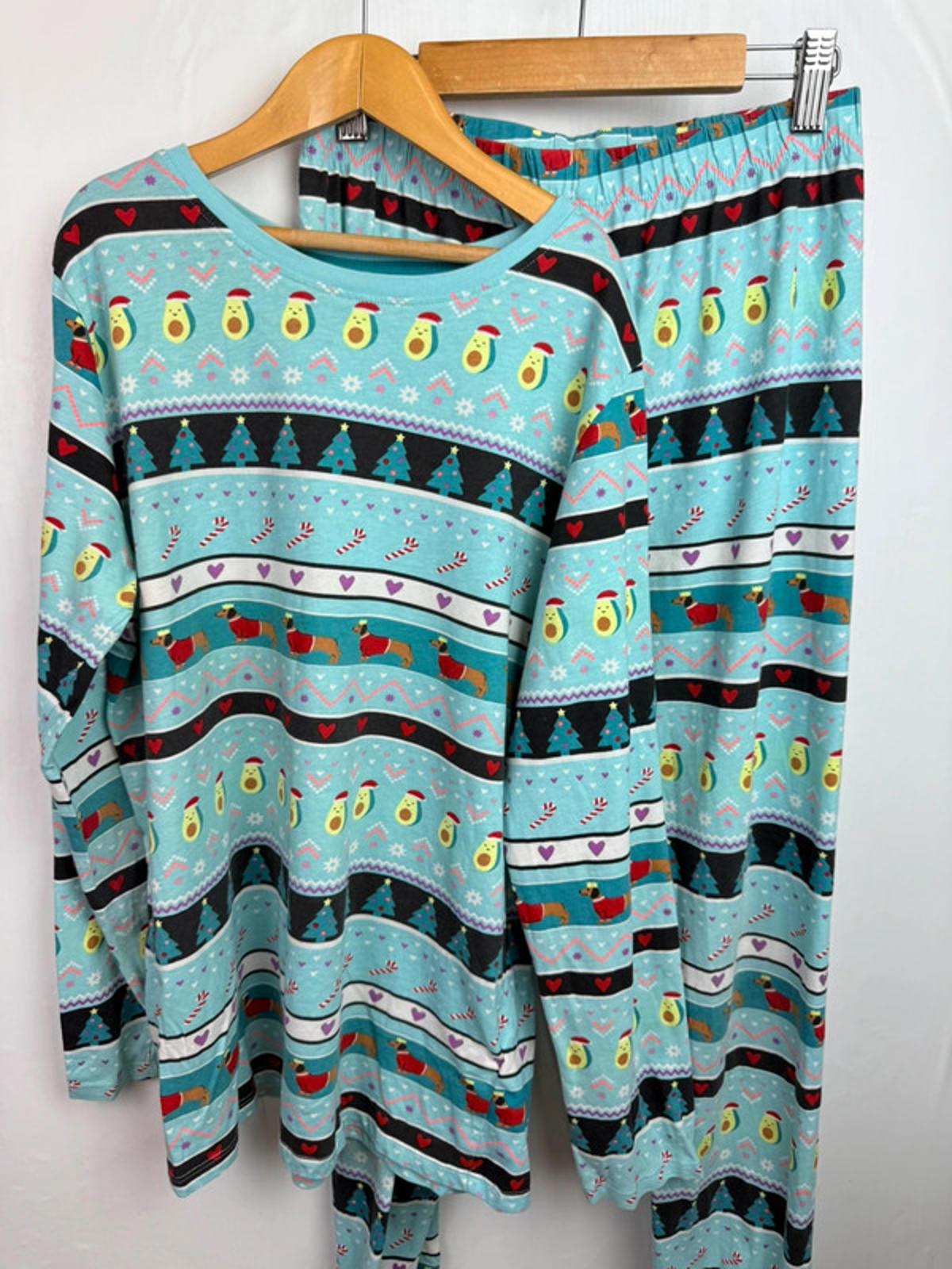 M&S Blue Christmas Pyjamas - Unisex 12-13 Years