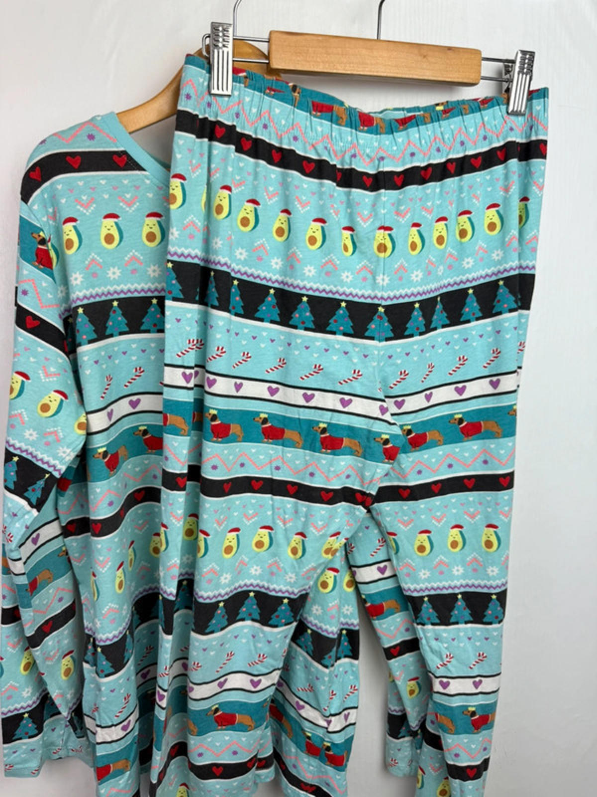 M&S Blue Christmas Pyjamas - Unisex 12-13 Years