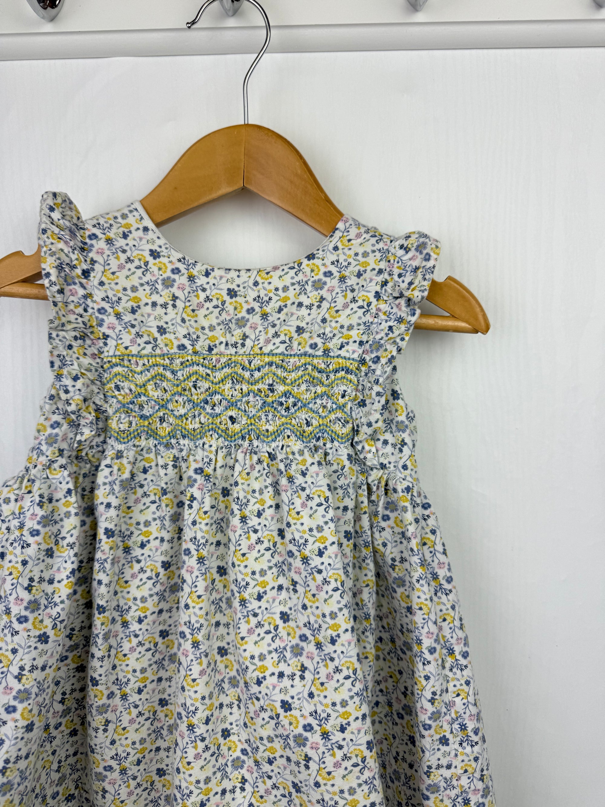 Matalan Floral Shirred Dress - Girls 9-12 Months