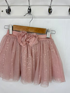 F&F Pink Mesh Sequin Skirt - Girls 3-4 Years