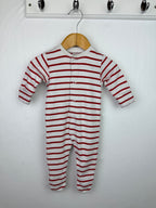 Next Red Striped Sleepsuit - Unisex 0-3 Months