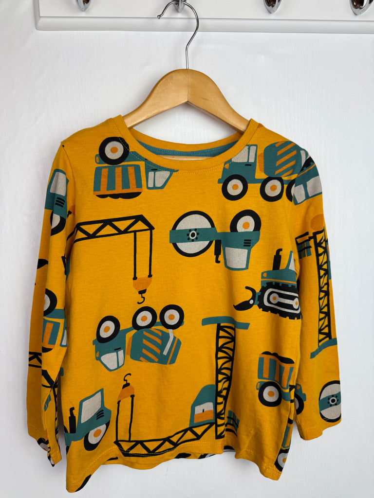 Little Kids Construction Top - Boys 5-6 Years Little Ones Preloved Second Hand Baby, Girls & Boys Clothes. UK Postage
