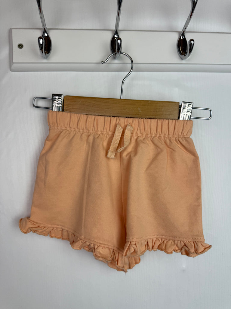 TU Orange Shorts - Baby Girls 3-6 Months Little Ones Preloved Second Hand Baby, Girls & Boys Clothes. UK Postage