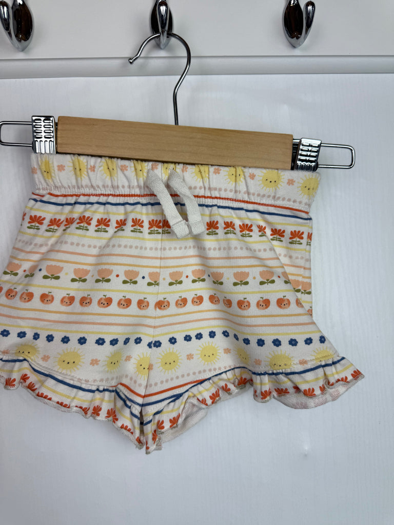TU Floral Shorts - Baby Girls 3-6 Months Little Ones Preloved Second Hand Baby, Girls & Boys Clothes. UK Postage