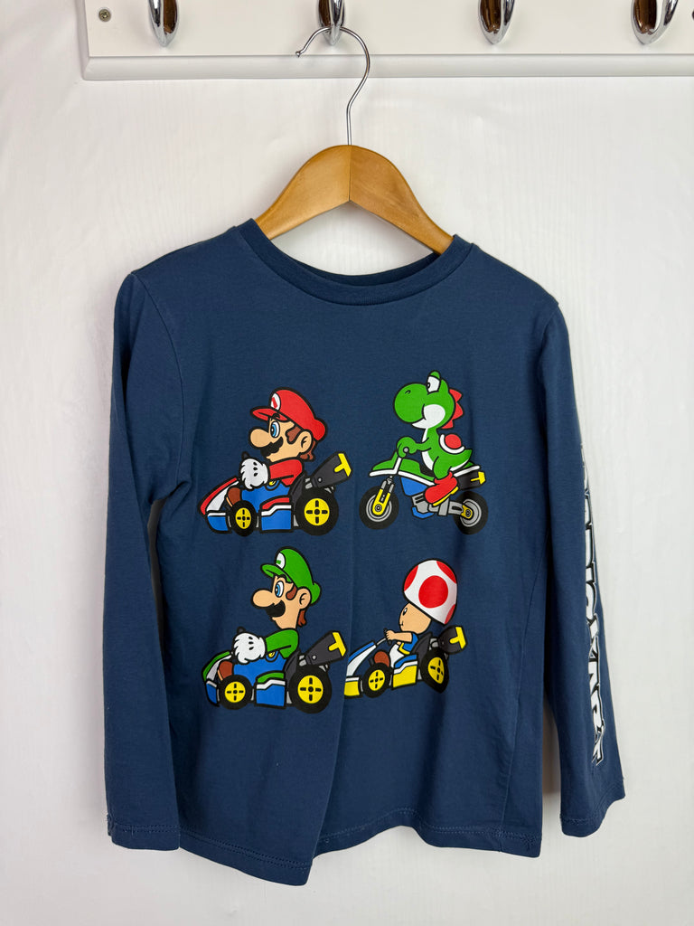 George Mario Long Sleeve Top - Boys 4-5 Years Little Ones Preloved Second Hand Baby, Girls & Boys Clothes. UK Postage