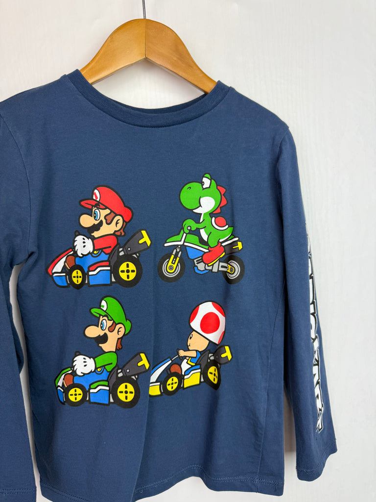 George Mario Long Sleeve Top - Boys 4-5 Years Little Ones Preloved Second Hand Baby, Girls & Boys Clothes. UK Postage