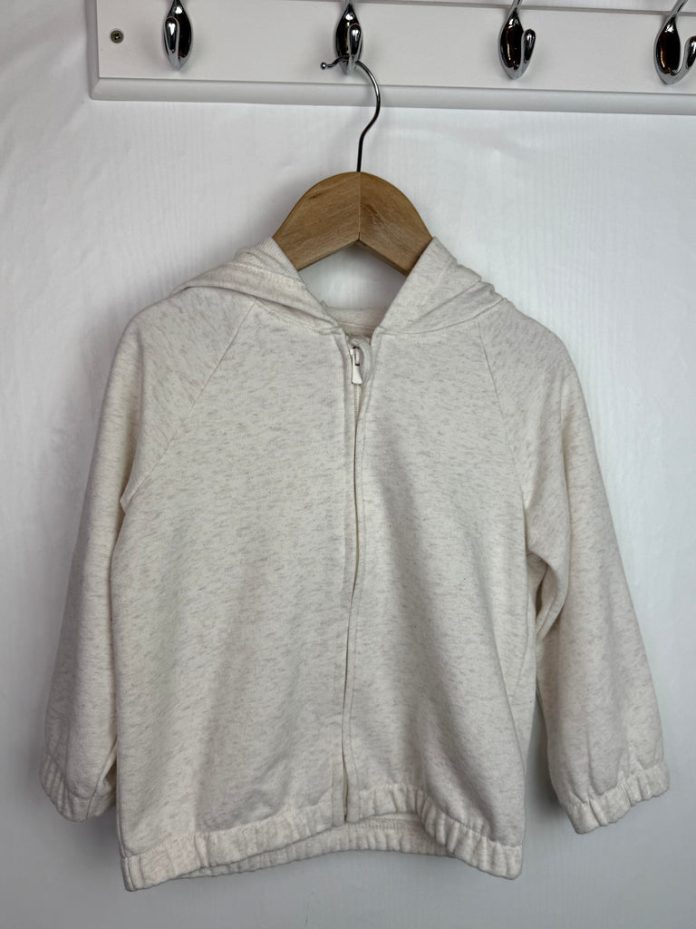 Primark Beige Zip Hoodie - Unisex 18-24 Months Little Ones Preloved Second Hand Baby, Girls & Boys Clothes. UK Postage