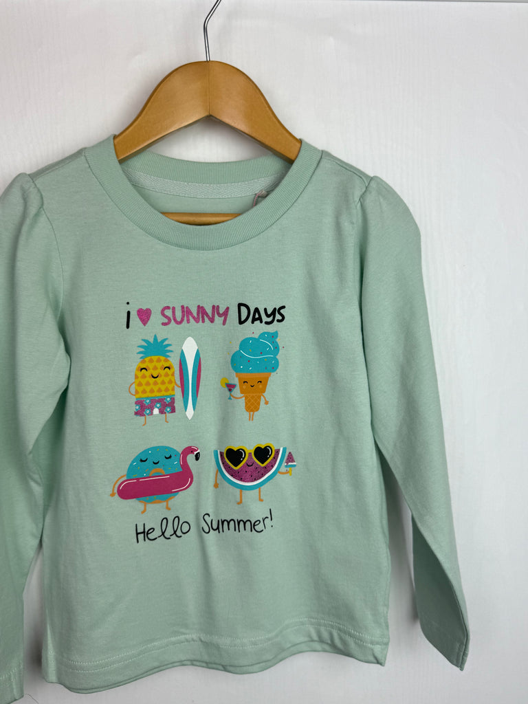 NWOT's Hotshots Summer Top - Girlsd 2-3 Years Little Ones Preloved Second Hand Baby, Girls & Boys Clothes. UK Postage