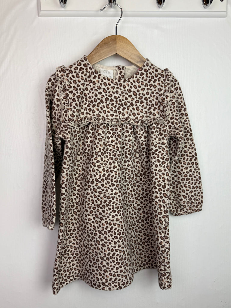 Zara Animal Print Dress - Girls 3-4 Years Little Ones Preloved Second Hand Baby, Girls & Boys Clothes. UK Postage