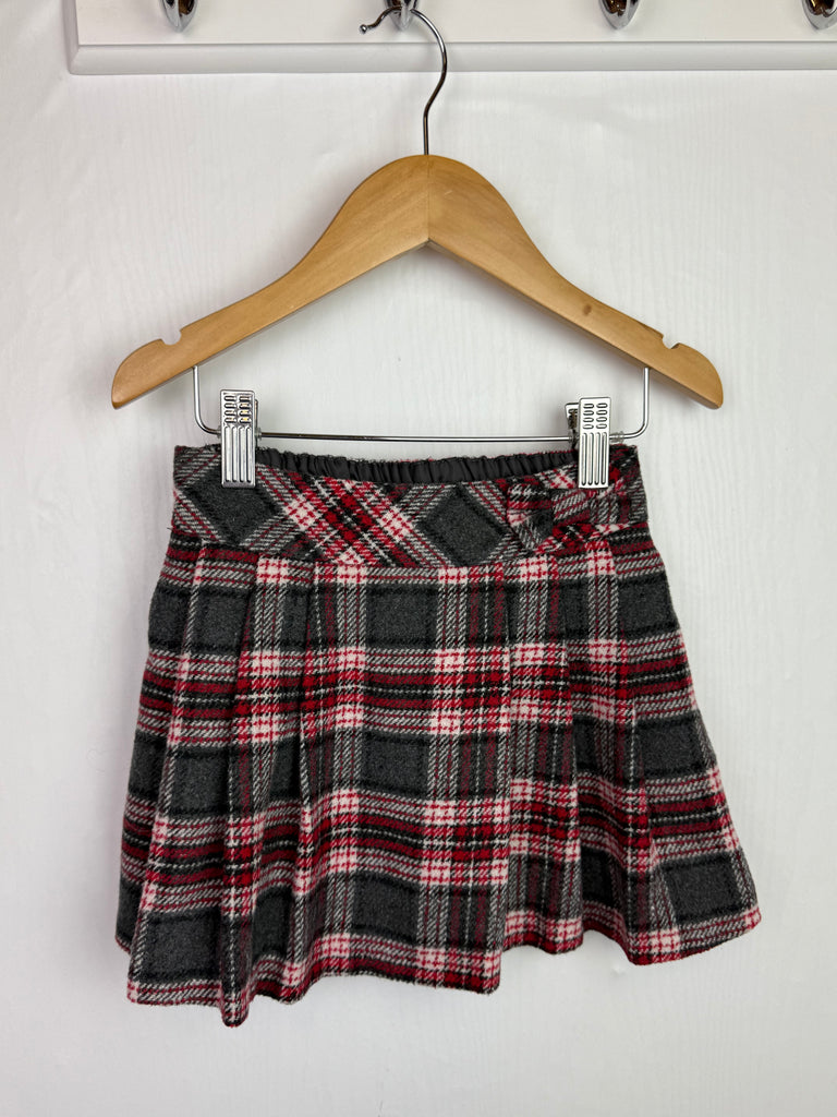 TU Red Plaid Fleece Skirt - Girls 2-3 Years Little Ones Preloved Second Hand Baby, Girls & Boys Clothes. UK Postage