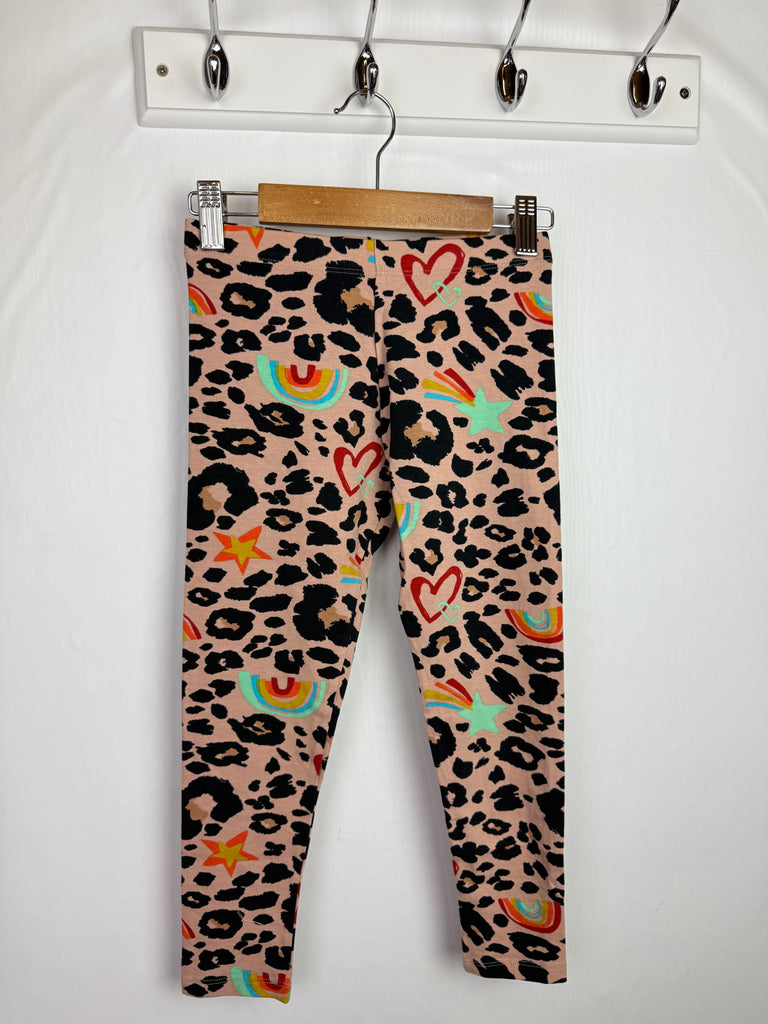 NWOT's Next Animal Print Heart Leggings - Girls 7 Years Little Ones Preloved Second Hand Baby, Girls & Boys Clothes. UK Postage