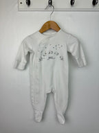 Next White Sheep Sleepsuit - Unisex 0-3 Months Little Ones Preloved. Preloved Kids & Children’s Gently Used Clothing. Second Hand Baby, Girls & Boys Clothes. UK Postage