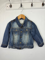 Next Lined Denim Jacket - Unisex 9-12 Months Little Ones Preloved. Preloved Kids & Children’s Gently Used Clothing. Second Hand Baby, Girls & Boys Clothes. UK Postage