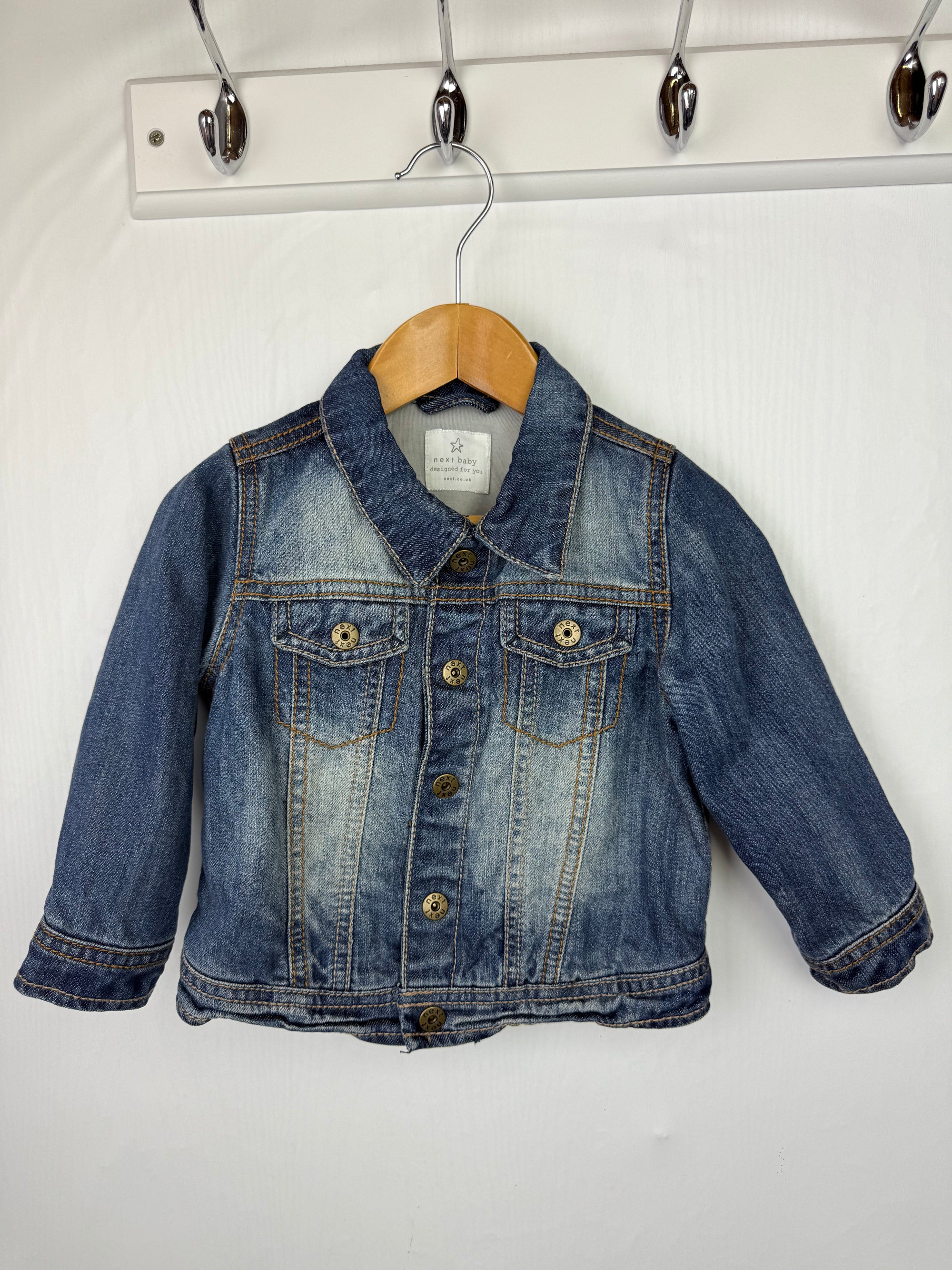 Next Lined Denim Jacket - Unisex 9-12 Months