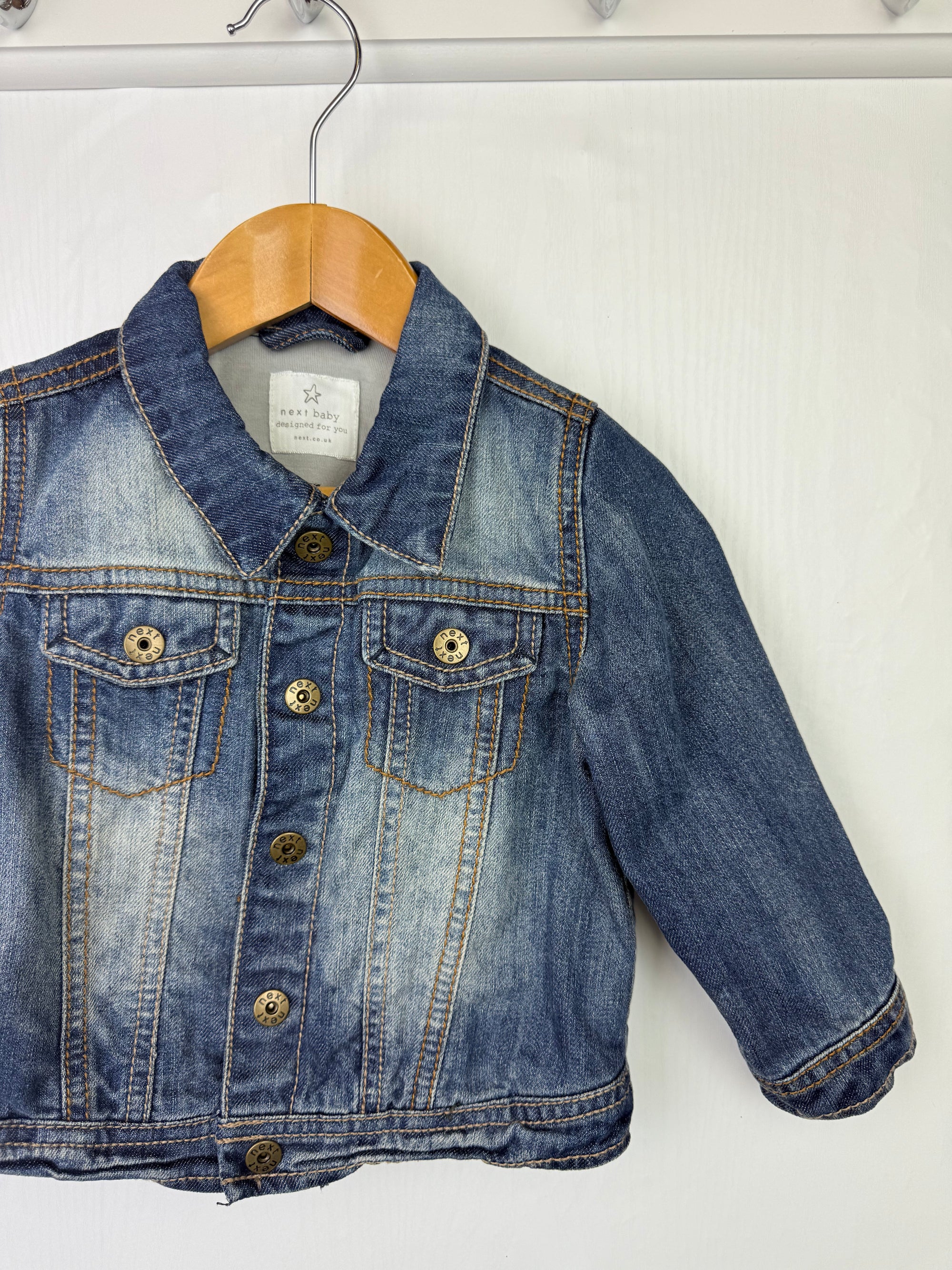 Next Lined Denim Jacket - Unisex 9-12 Months