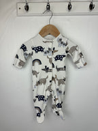 Next Cream Dog Sleepsuit - Unisex 0-1 Month Little Ones Preloved. Preloved Kids & Children’s Gently Used Clothing. Second Hand Baby, Girls & Boys Clothes. UK Postage