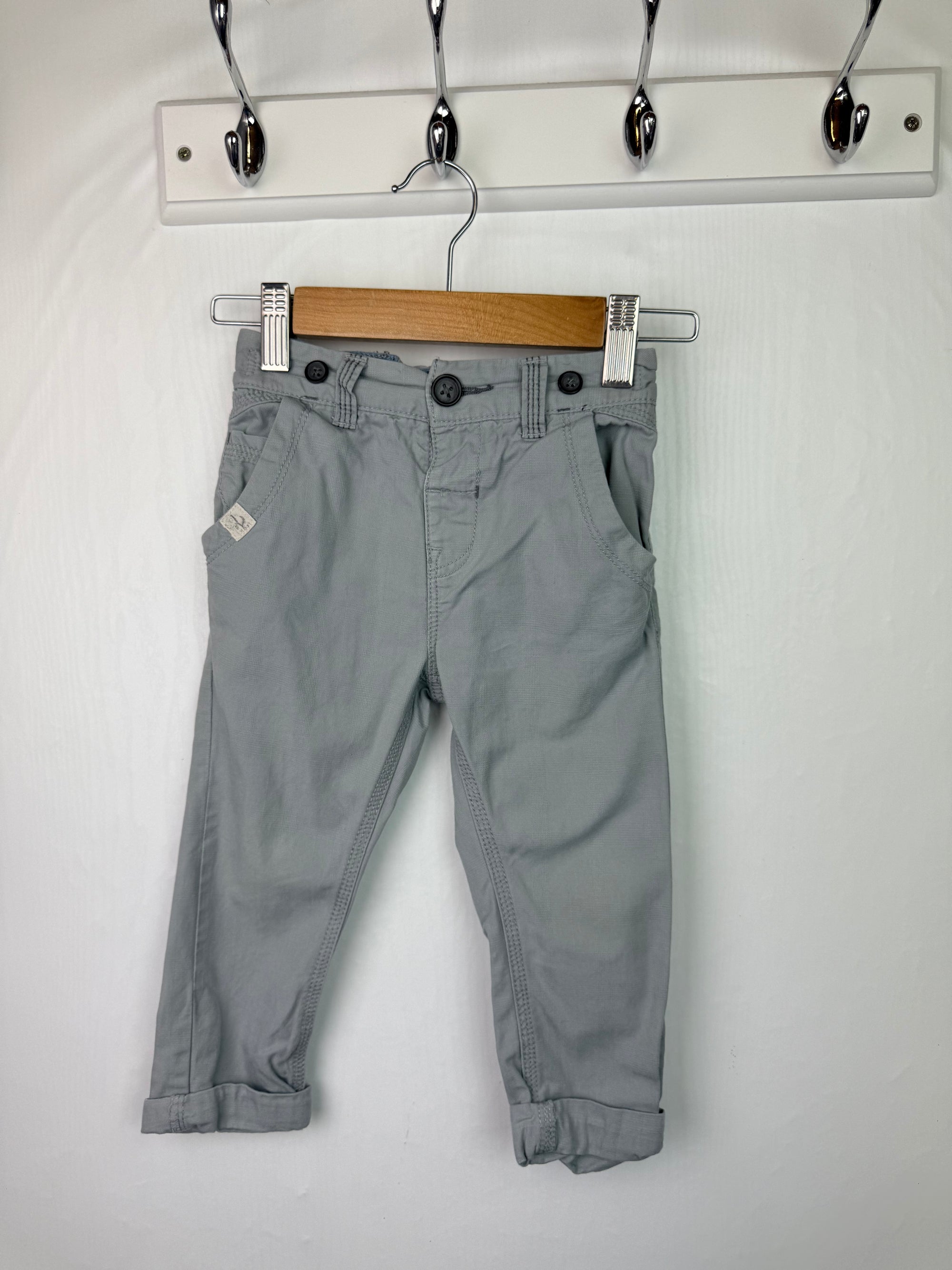 Next Grey Chino Trousers - Boys 18-24 Months