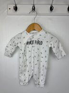 Next 'Not Tired' Romper - Unisex Newborn Little Ones Preloved. Preloved Kids & Children’s Gently Used Clothing. Second Hand Baby, Girls & Boys Clothes. UK Postage