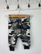 Next Grey Camo Joggers - Boys 6-9 Months Little Ones Preloved. Preloved Kids & Children’s Gently Used Clothing. Second Hand Baby, Girls & Boys Clothes. UK Postage