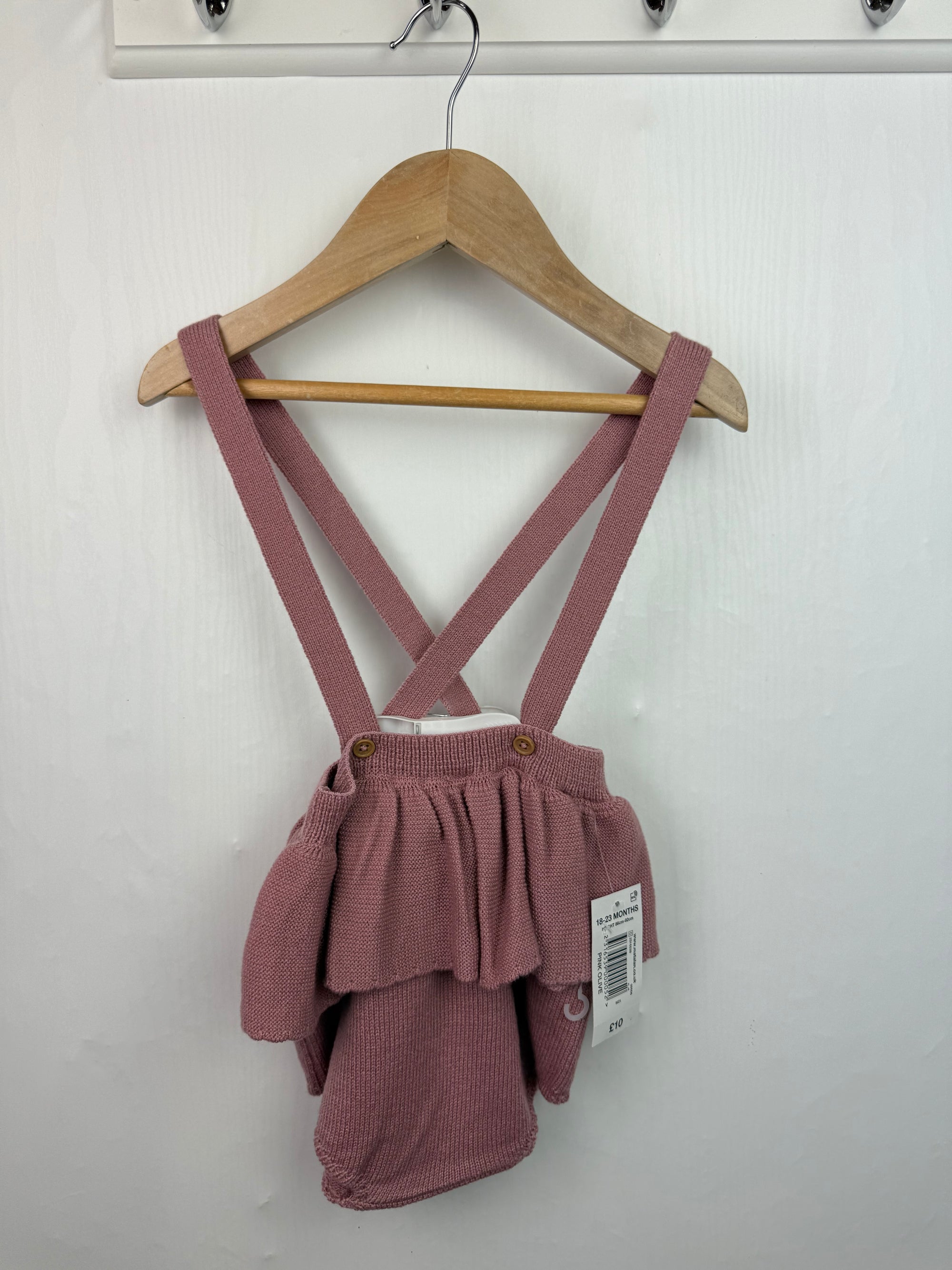 NEW Matalan Pink Knit Romper - Girls 18-23 Months