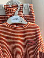 NEW Ex M*S Crocodile Velour Outfit - Baby Boys 6-9 Months