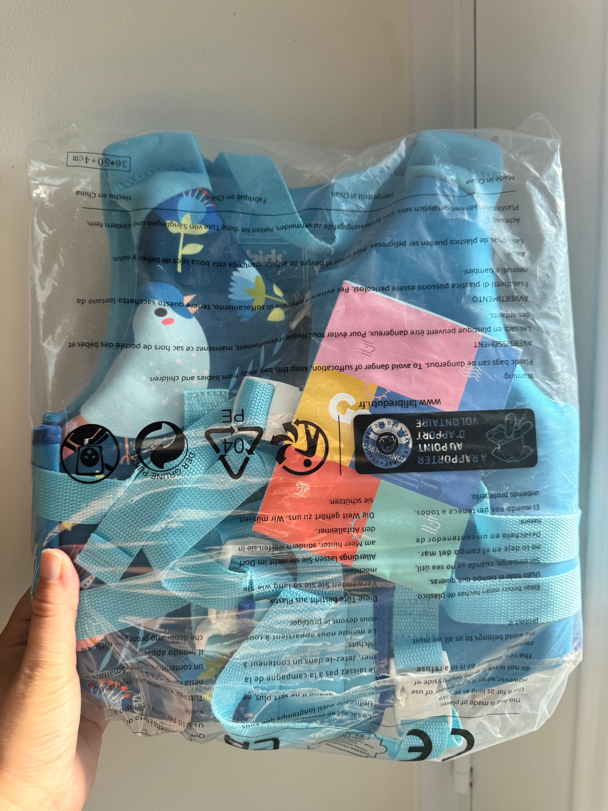 GogoKids Blue Swim Vest - Unisex 3-6 Years