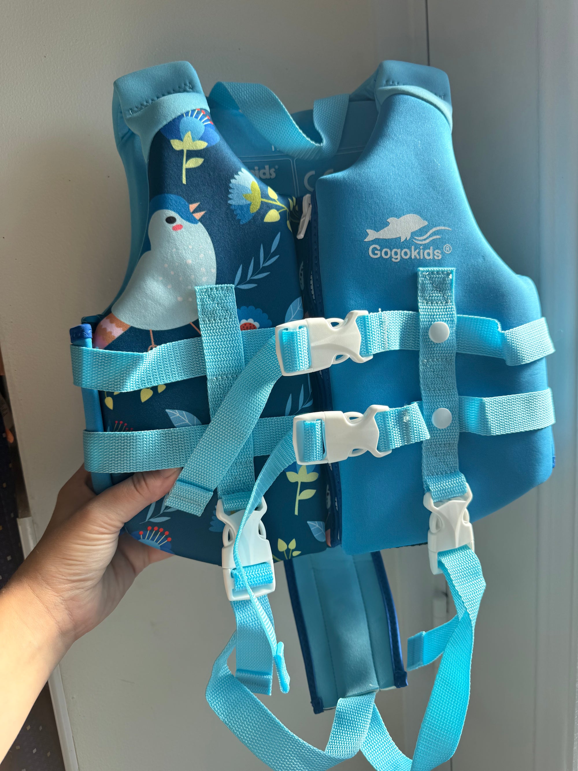 GogoKids Blue Swim Vest - Unisex 3-6 Years