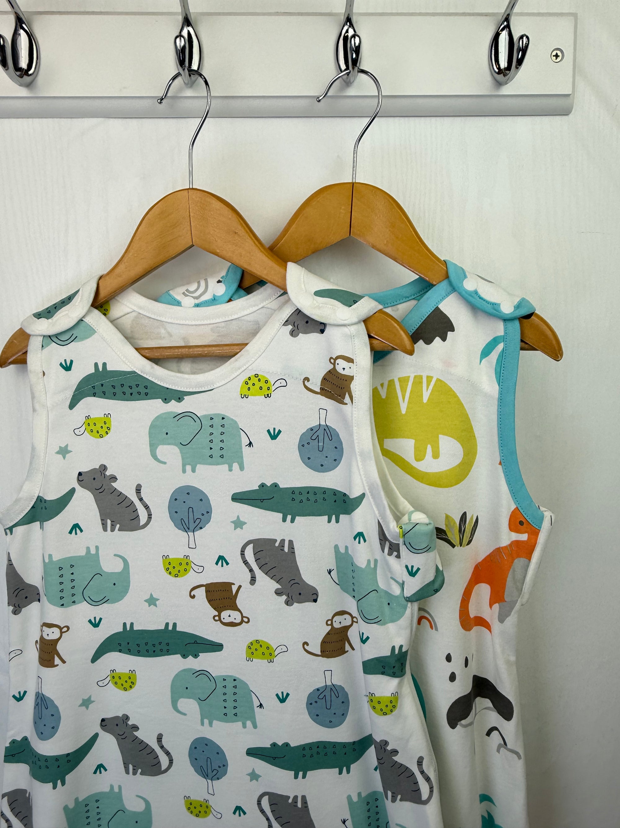 NEW Mosebears 100% Cotton Sleeping Bags - Unisex 6-12 Months
