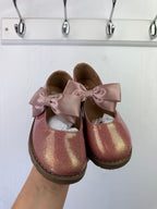 Pink Sparkly Mary Jane Shoes - Girls UK Size 10