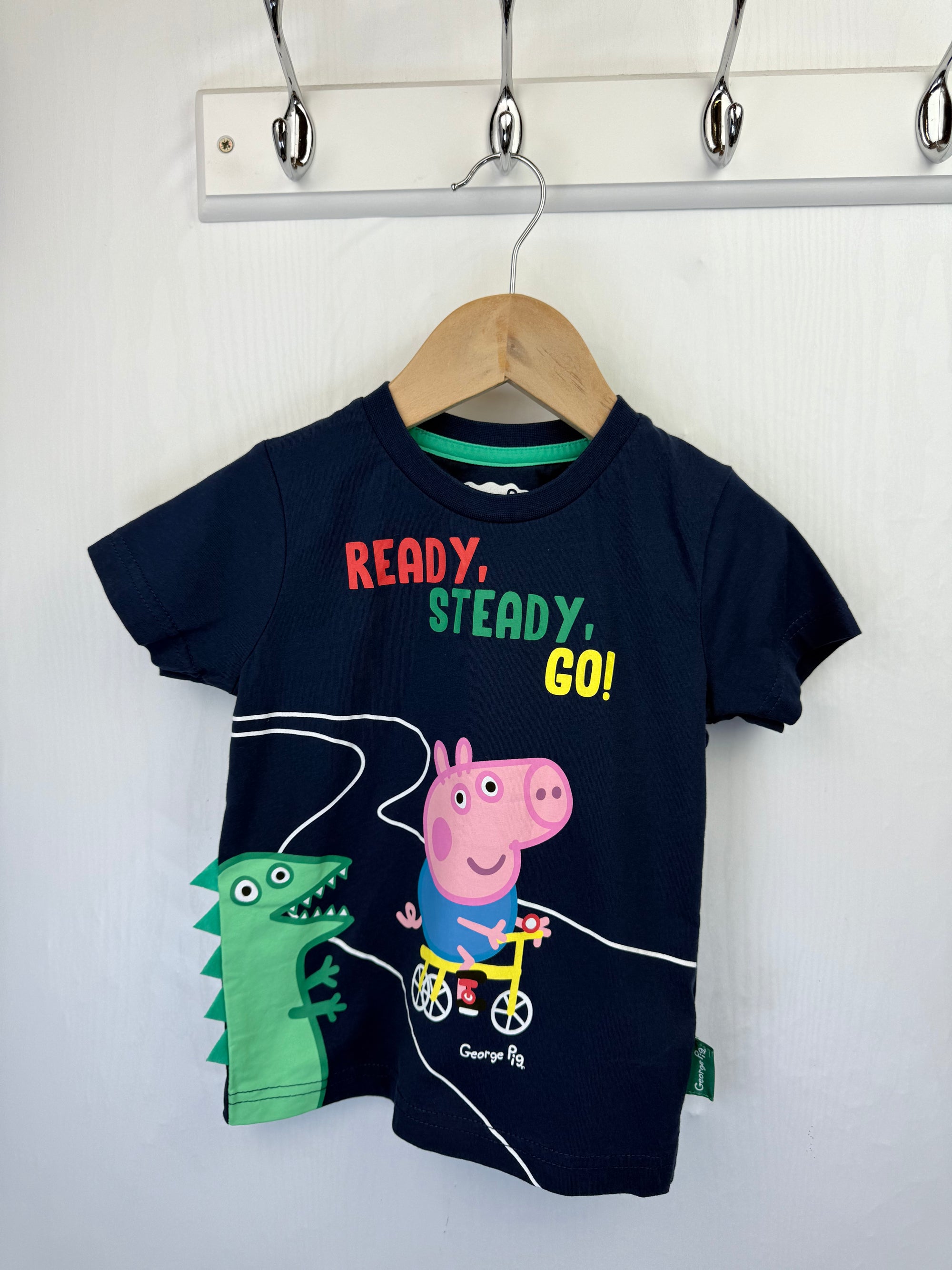 New George Pig Short Sleeve Top - Boys 2-3 Years
