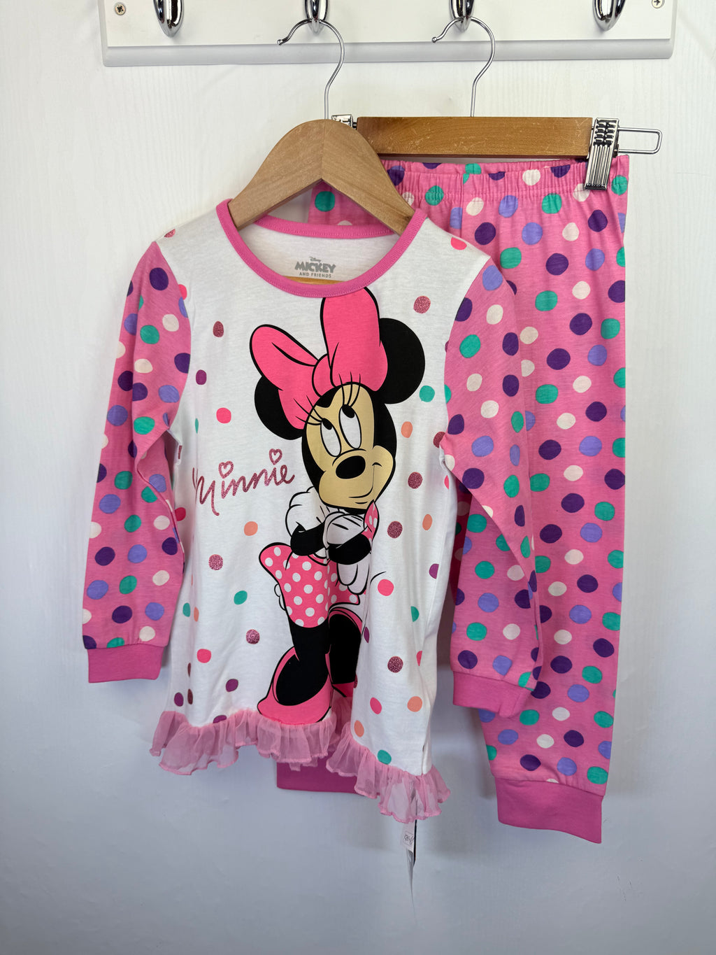 NEW Minnie Mouse Pyjama Set - Girls 3-4 Years