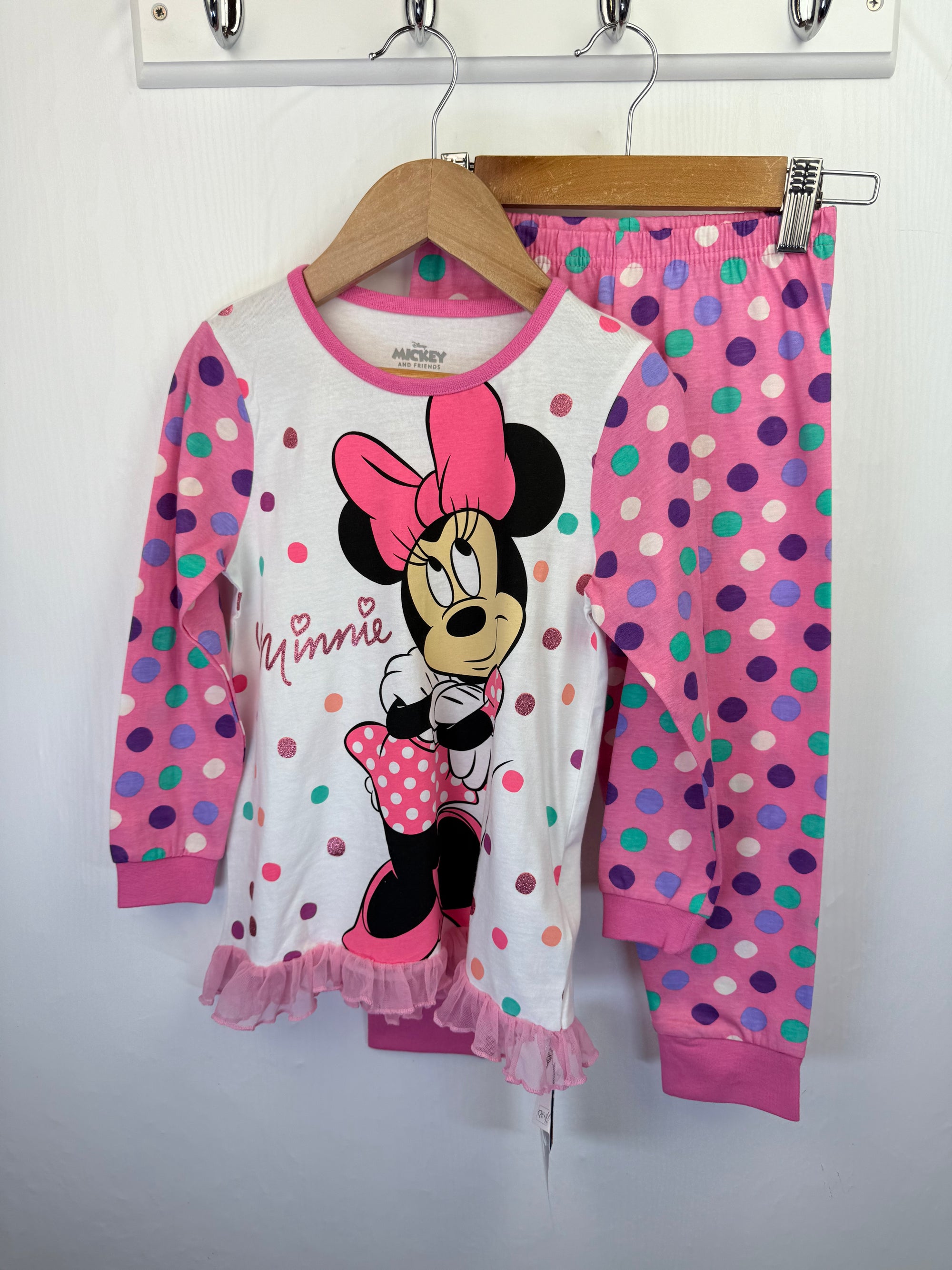 NEW Minnie Mouse Pyjama Set - Girls 3-4 Years