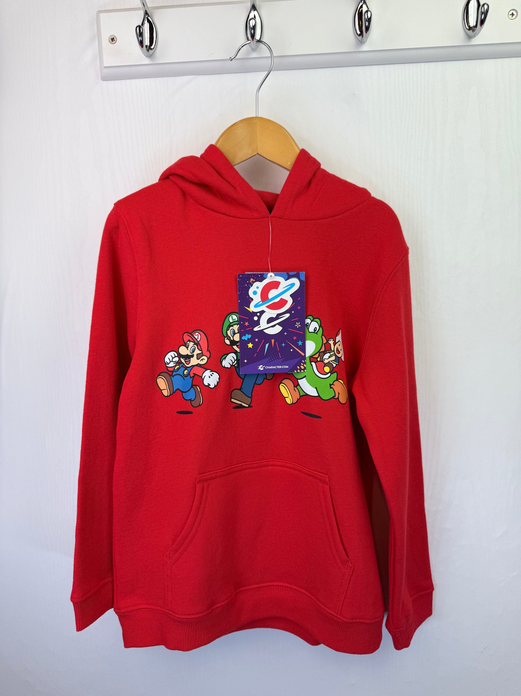 NEW Super Mario Red Hoodie - Boys 6-7 Years