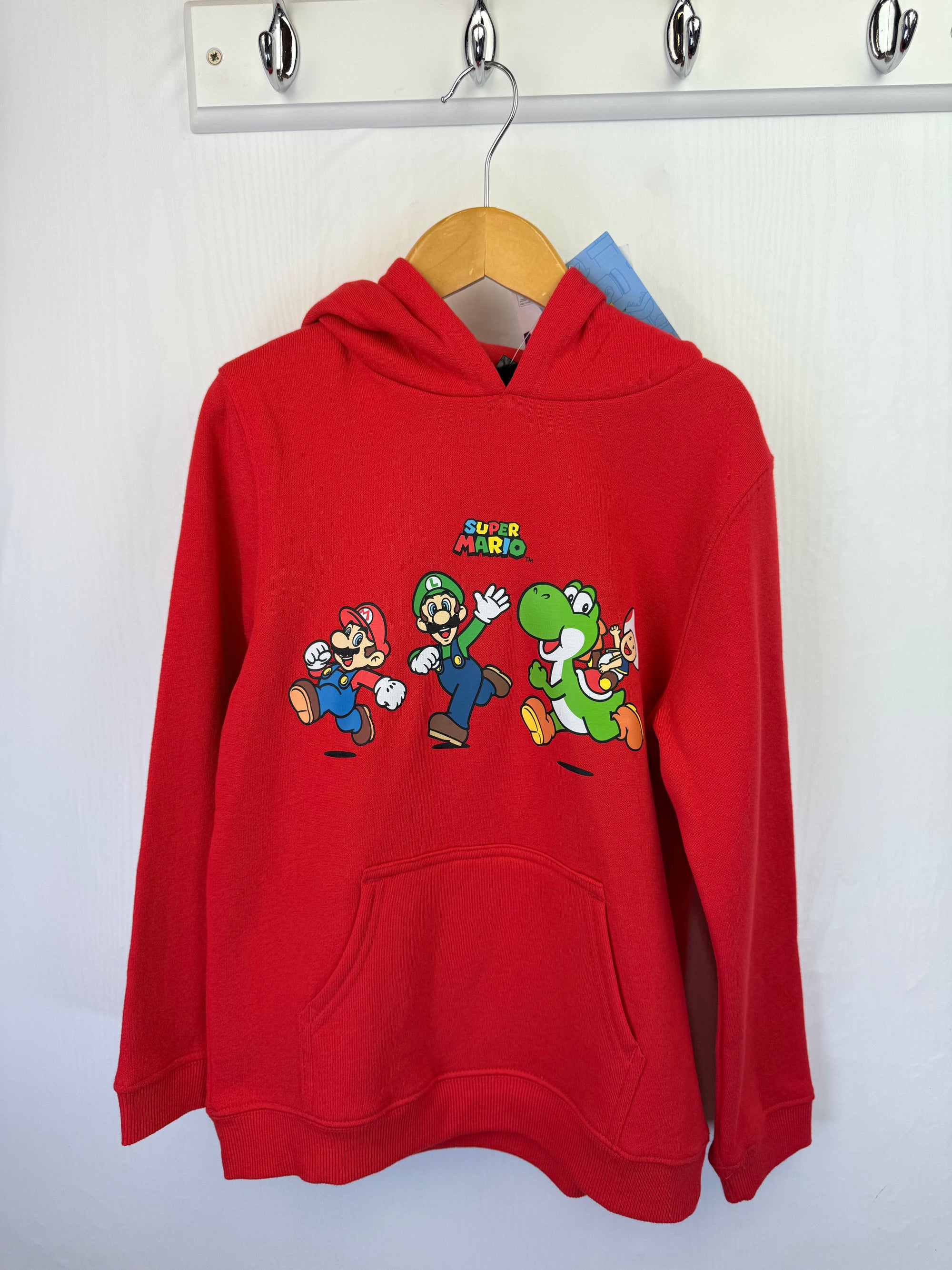 NEW Super Mario Red Hoodie - Boys 6-7 Years