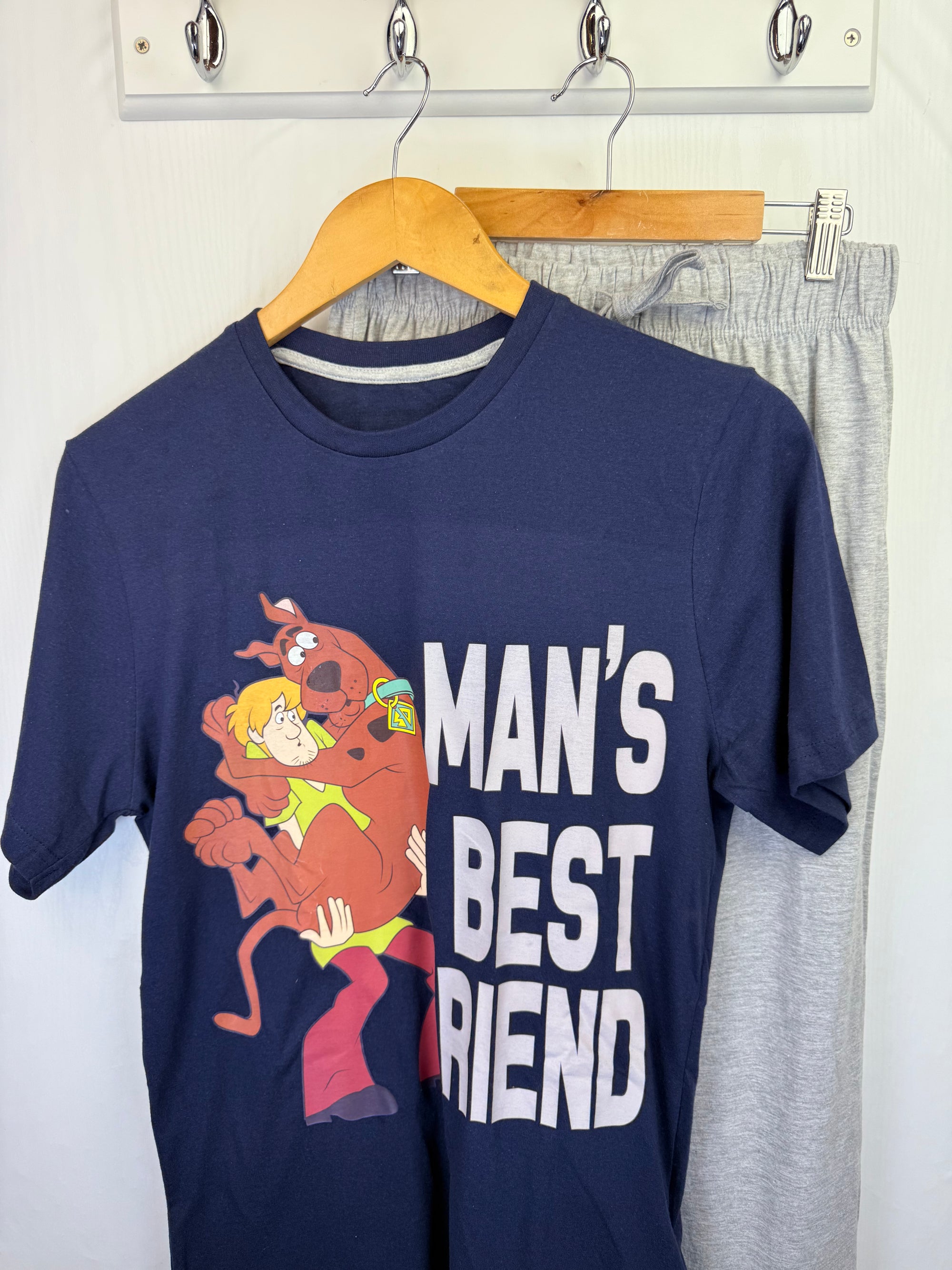 Mens Scooby Doo Pyjama Set - Small