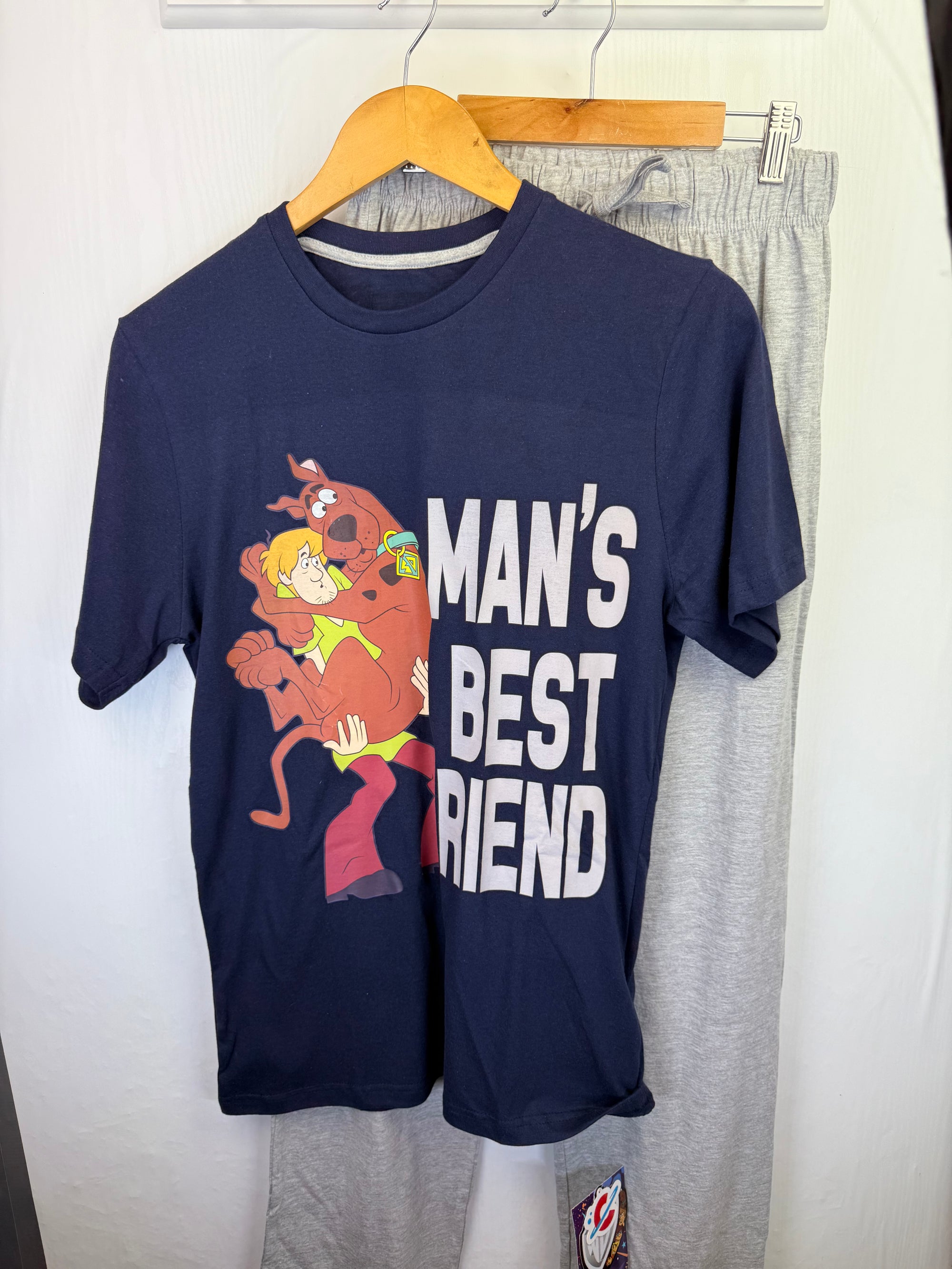 Mens Scooby Doo Pyjama Set - Small