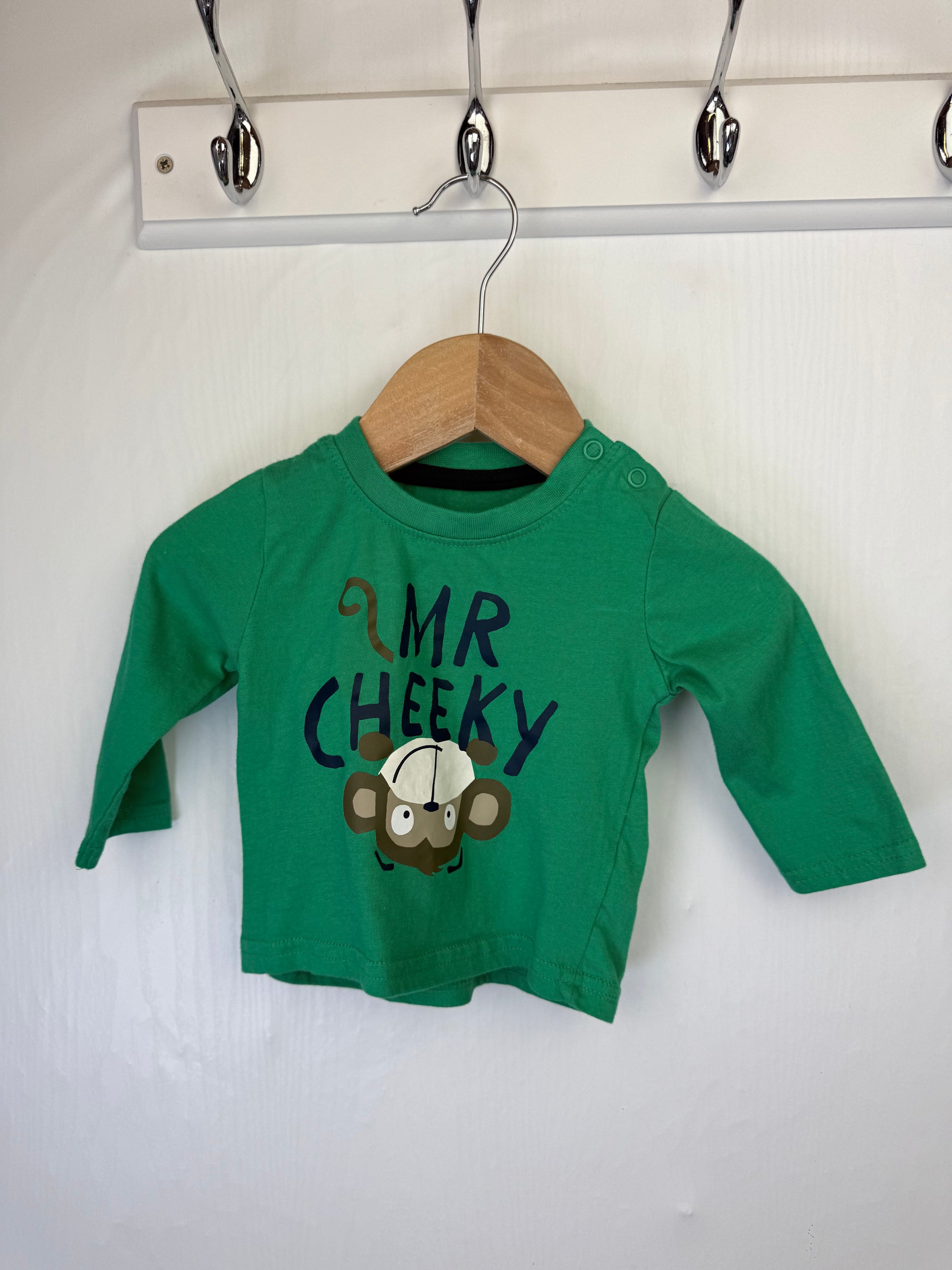Primark Mr Cheeky Top - Baby Boys 3-6 Months