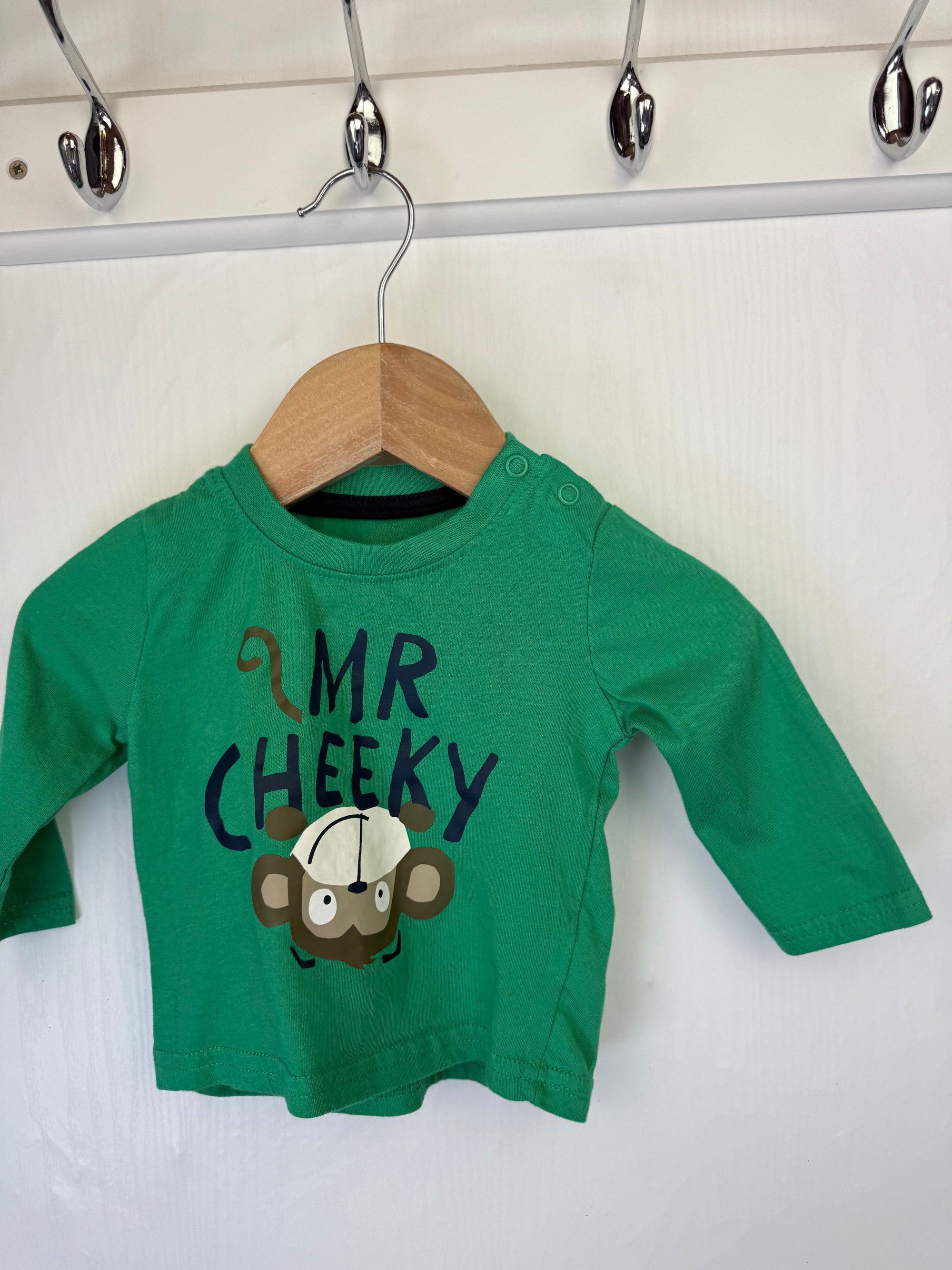 Primark Mr Cheeky Top - Baby Boys 3-6 Months