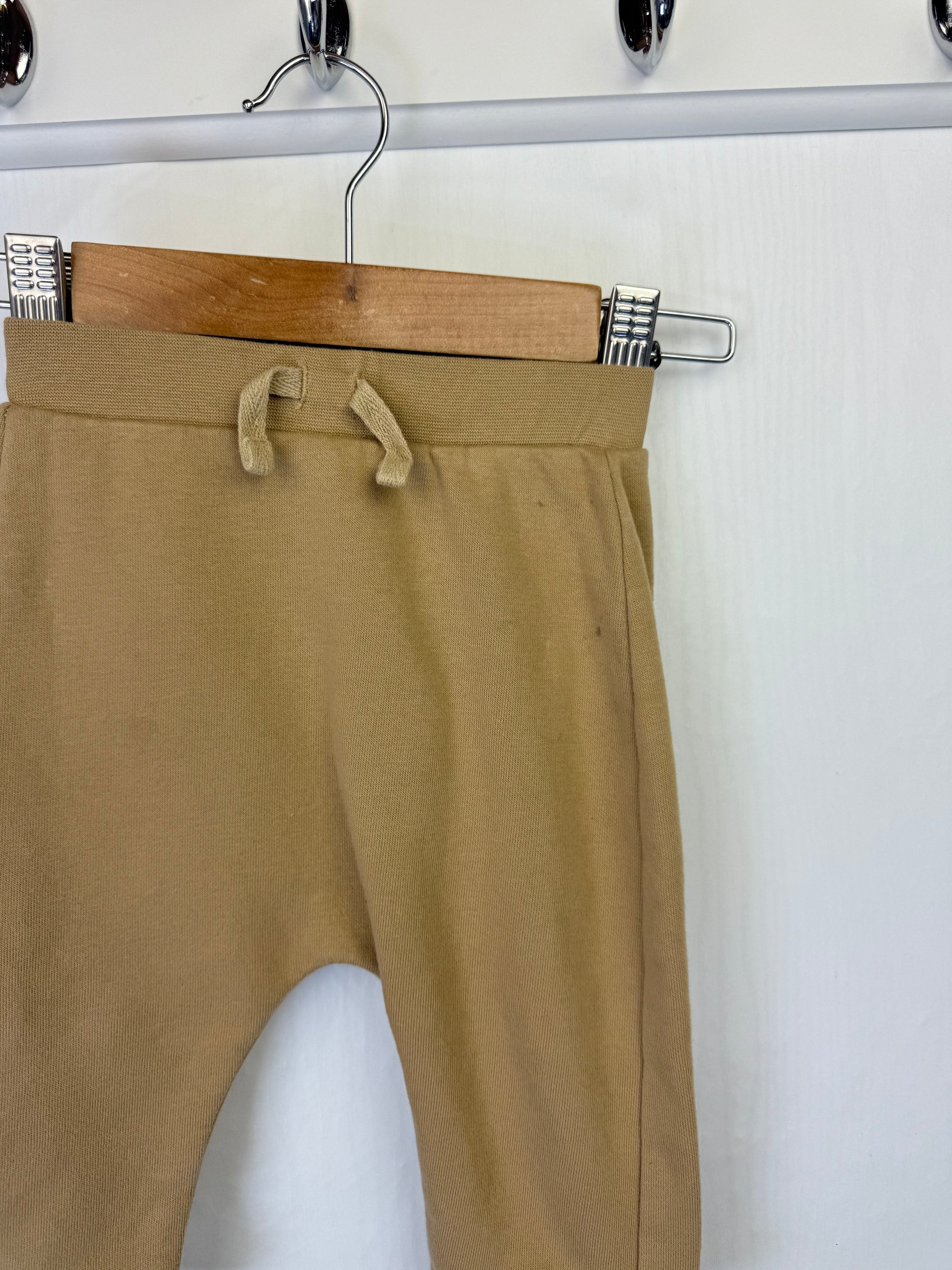 TU Brown Jogging Bottoms - Boys 6-9 Months