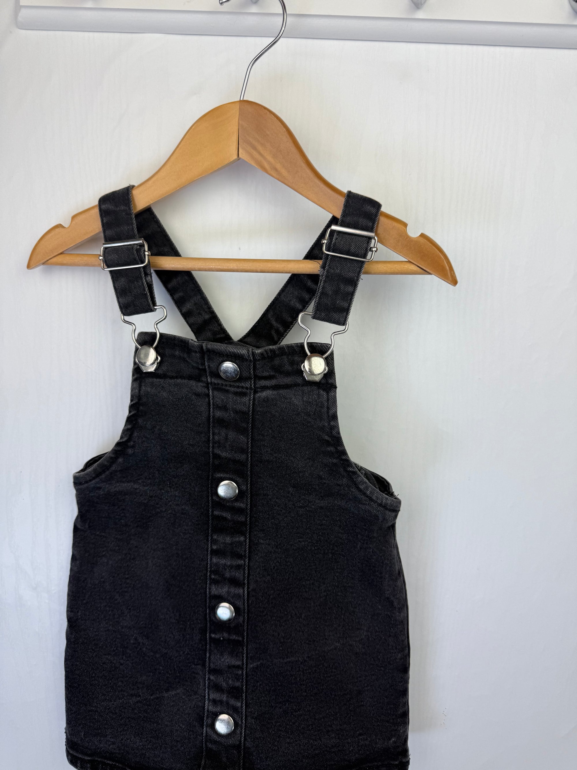 Primark Denim Dungaree Dress - Girls 12-18 Months