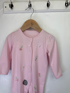 NEW Little Nutmeg Pink Sleepsuit - Baby Girls 3-6 Months