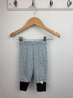 Turtle Dove Blue Leggings - Boys 0-6 Months