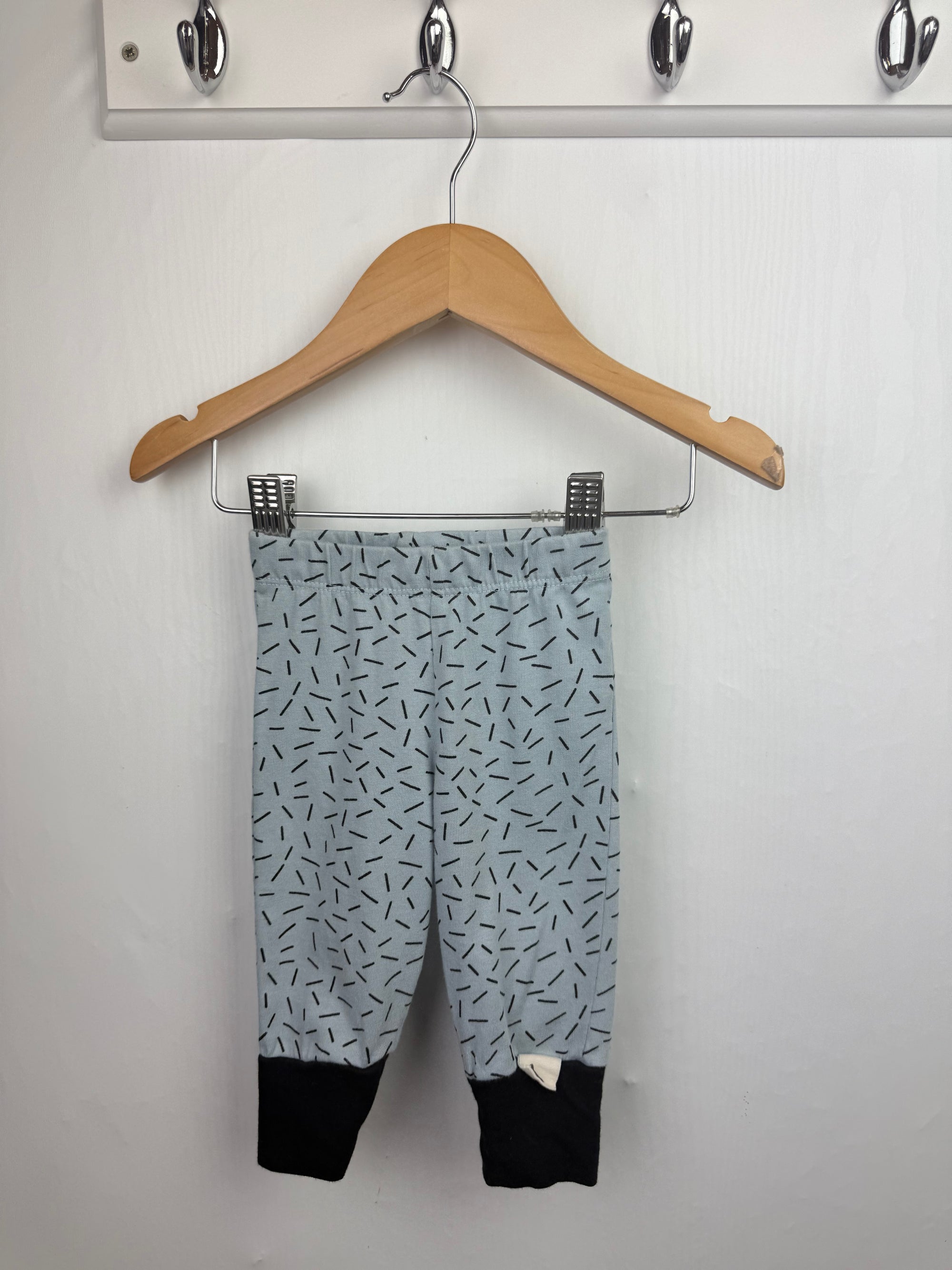 Turtle Dove Blue Leggings - Boys 0-6 Months
