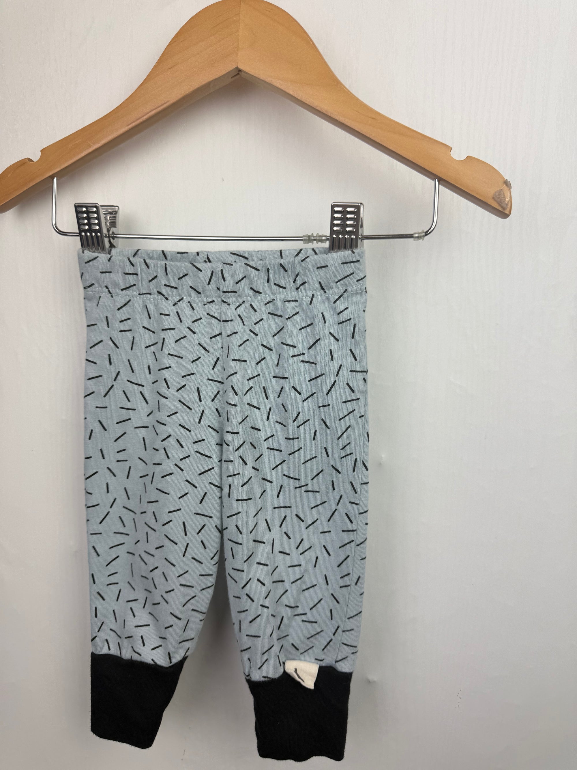 Turtle Dove Blue Leggings - Boys 0-6 Months