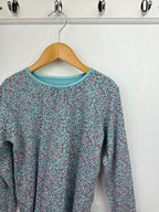 M&S Blue Floral Long Sleeve Top - Girls 5-6 Years